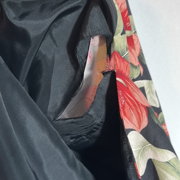 Tommy Bahama Black & Red Floral Dress - Picture 9 of 12